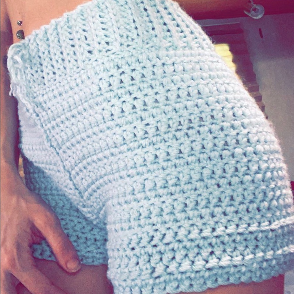Crochet shorts